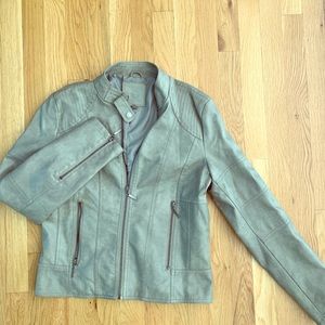 Max Studio Faux Leather Jacket